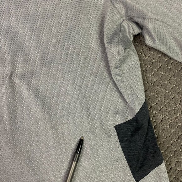 Lululemon Fast Free Shirt Men's XL Gray Black Reflective Long Sleeve Running Gym - Picture 7 of 14